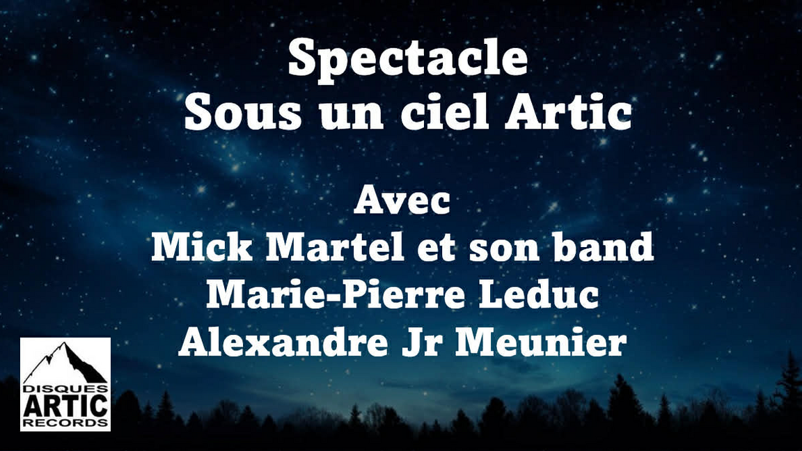 Spectacle Sous un ciel Artic