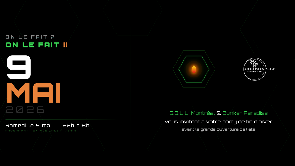 ON LE FAIT !! LET'S DO IT !! LE 9 MAI 2026