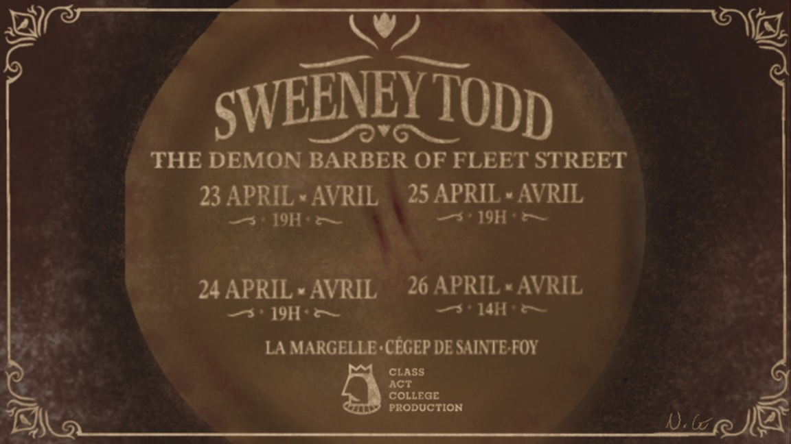 SWEENEY TODD: The Demon Barber of Fleet Street- A Musical Thriller