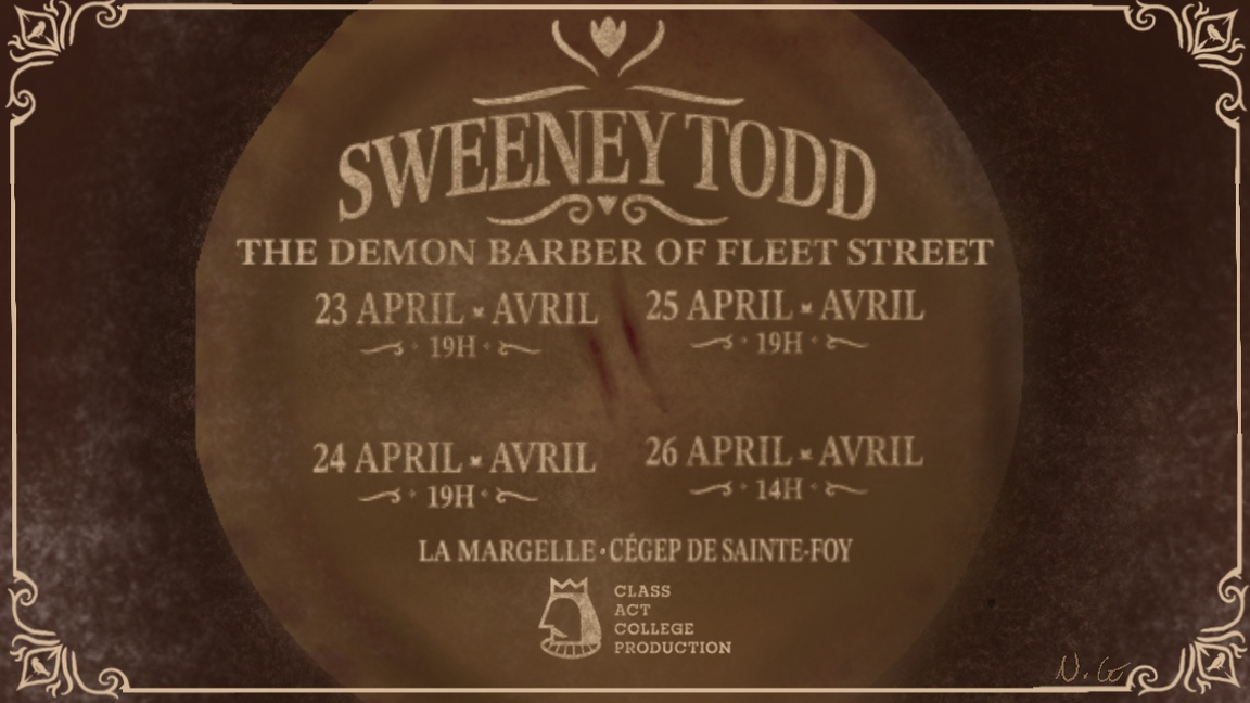 SWEENEY TODD: The Demon Barber of Fleet Street- A Musical Thriller