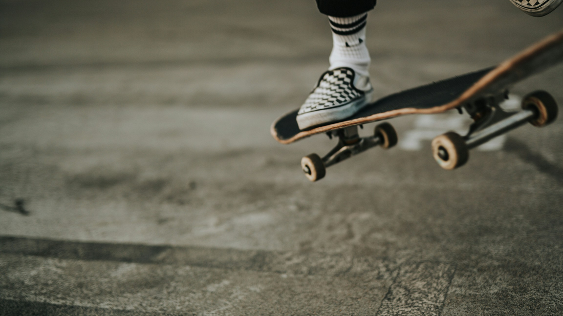 Leçon de skateboard - de base (débutant)