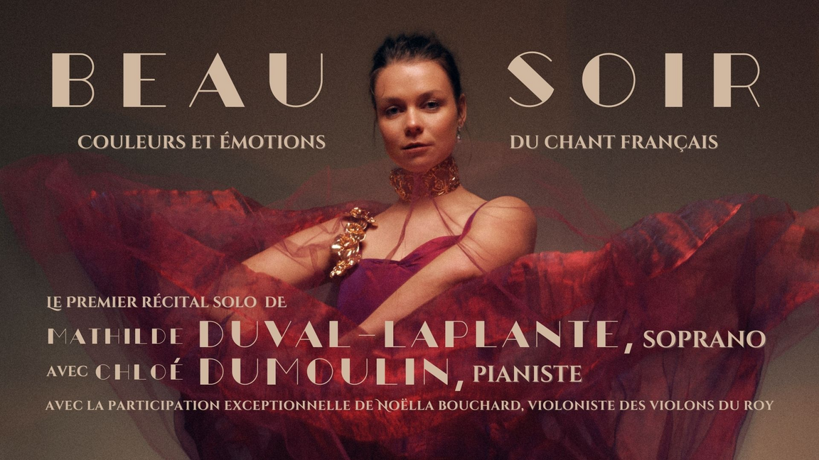 BEAU SOIR : Couleurs et émotions du chant français