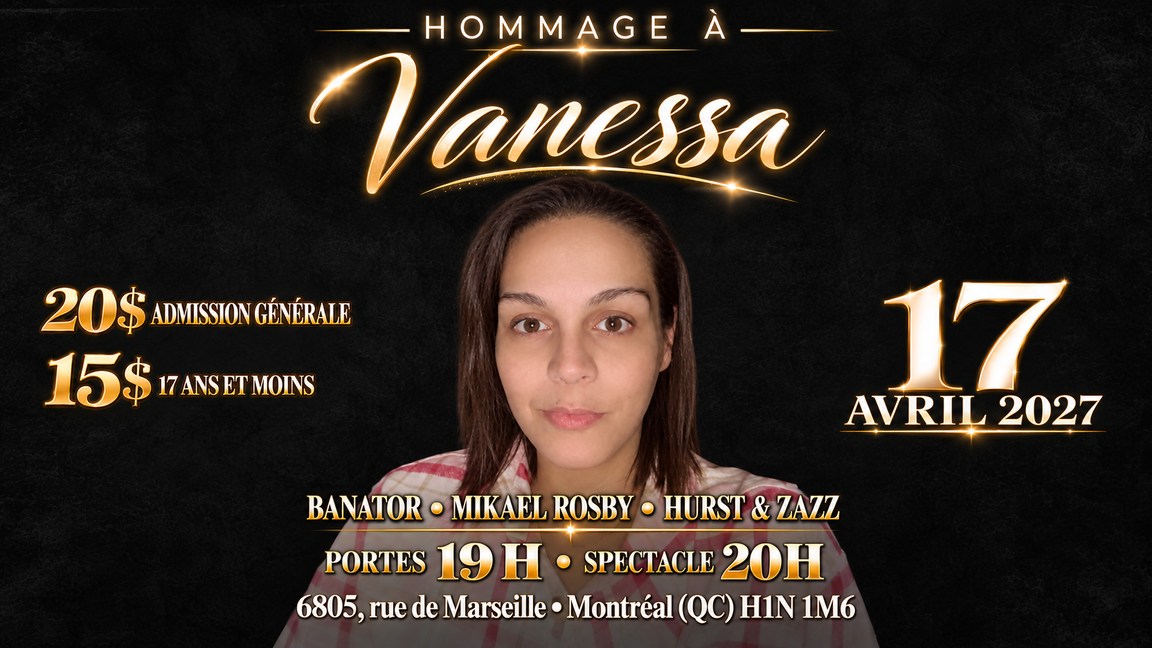 Soirée hommage à Vanessa Henripin avec Banator et ses invités (Tout âges)