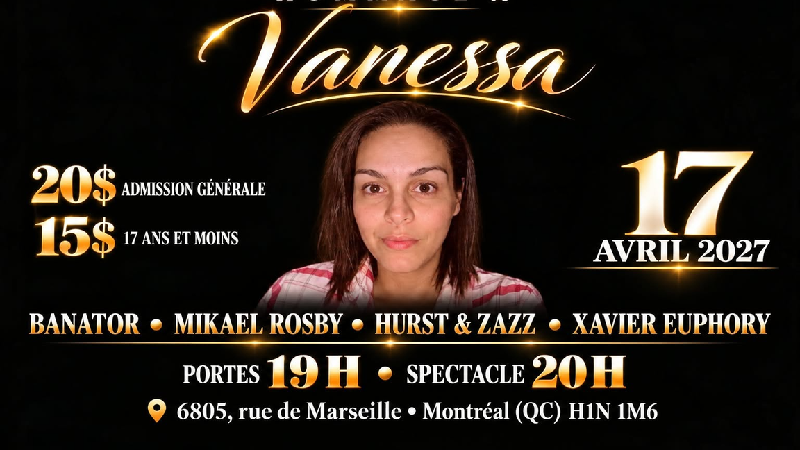 Banator - Soirée hommage pour Vanessa Henripin (Tout âges)