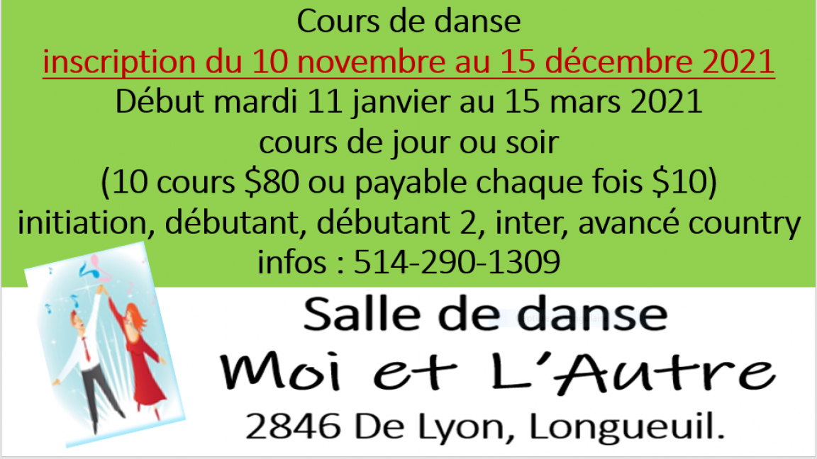 Cours de danse en ligne débutant et débutant 2