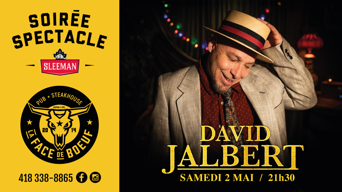 DAVID JALBERT en DUO à La Face de boeuf
