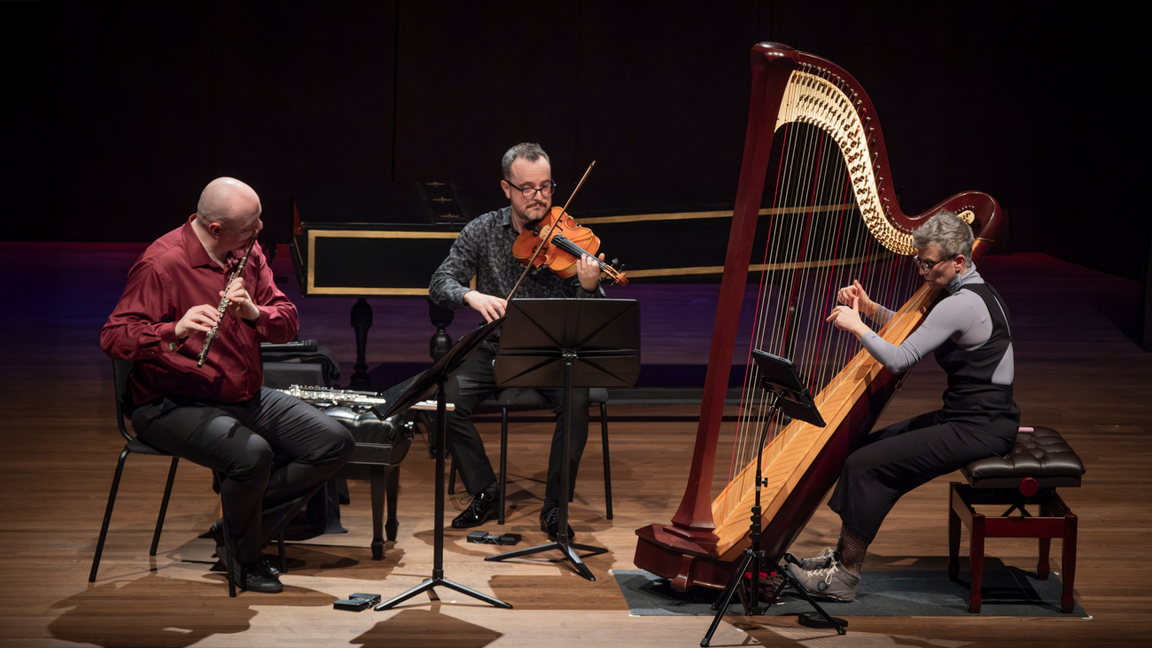 Ravel, Debussy, Lizotte : Trios pour Flûte, Alto et Harpe et Duo pour Flûte et Harpe - OSM
