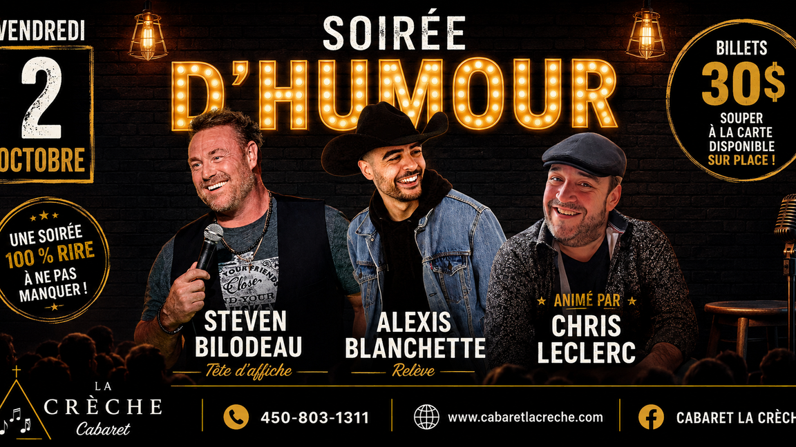 Soirée d'humour/3 artistes