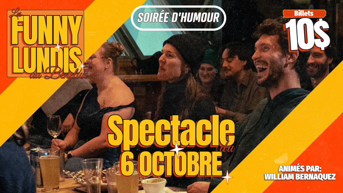 Les Funny Lundis - Spectacle du 6 Octobre