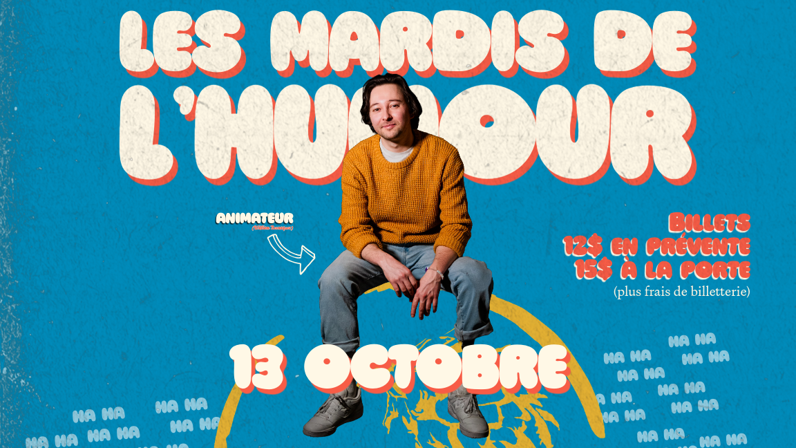 Les Mardis de l'Humour - 13 octobre
