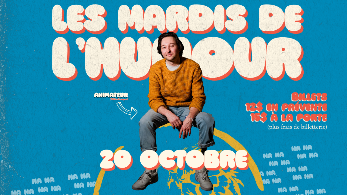 Les Mardis de l'Humour - 20 octobre