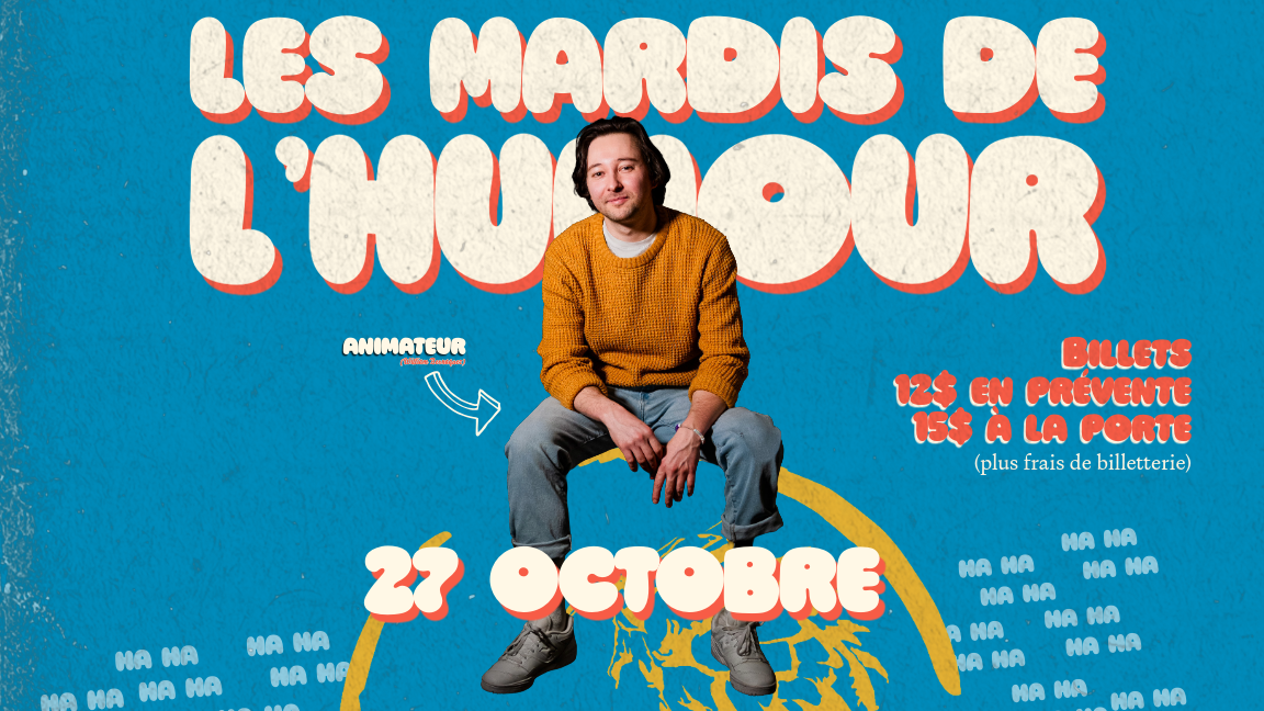 Les Mardis de l'Humour - 27 octobre