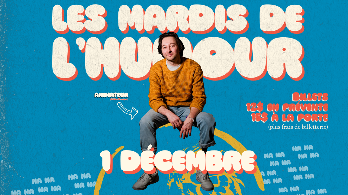 Les Mardis de l'Humour - 1 décembre