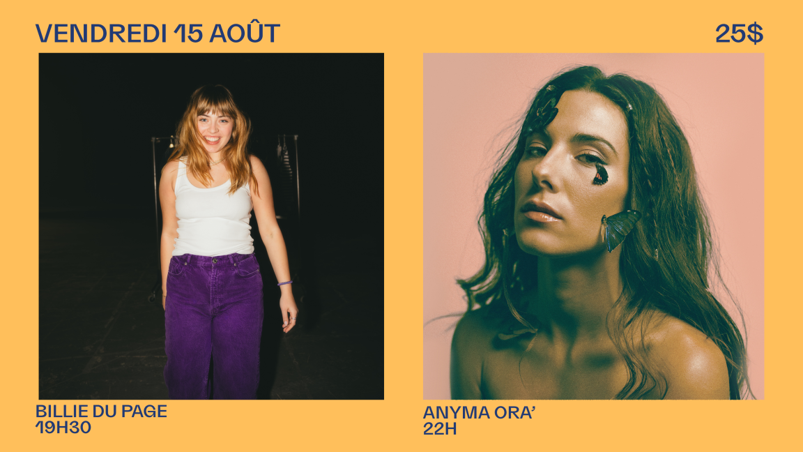 BILLIE DU PAGE ET ANYMA ORA'