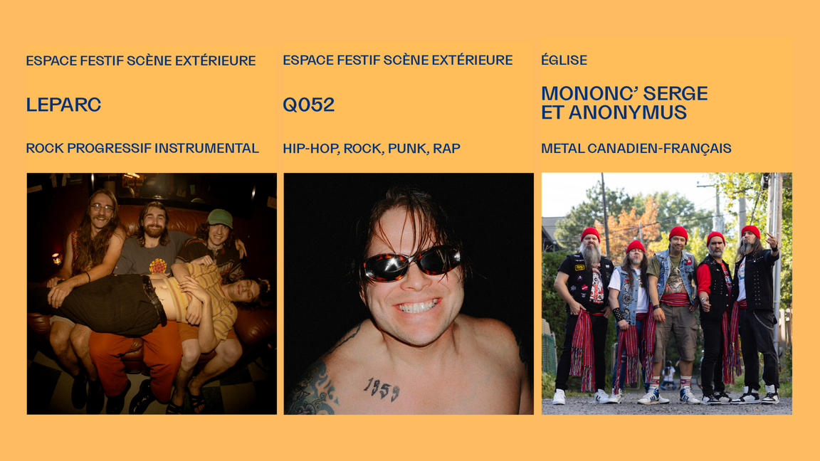 Mononc Serge et Anonymus + Q052 + LeParc