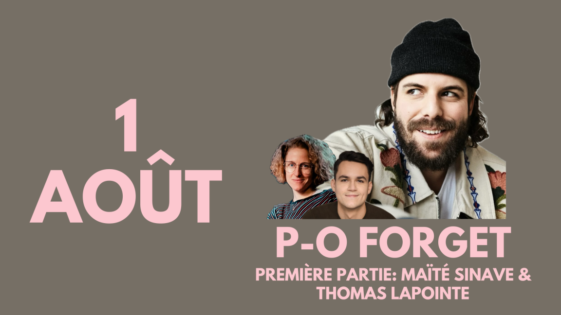 P-O Forget aux Vendredis de l'Humour de Ste-Anne-des-Lacs