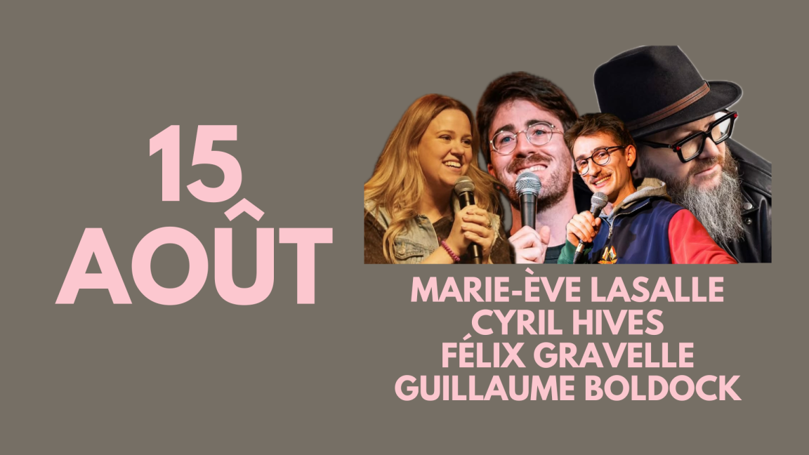 Les Vendredis de l'Humour de Ste-Anne-des-Lacs