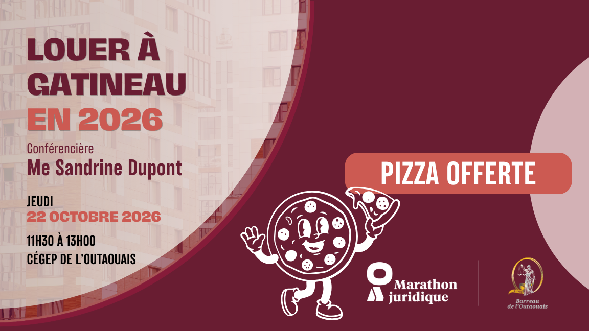 Formation gratuite : « Louer à Gatineau en 2026 » offerte par Me Sandrine Dupont