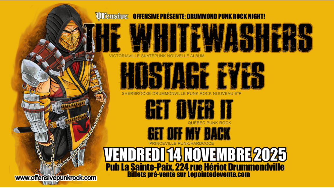 Offensive préssente: Drummond punk rock night!