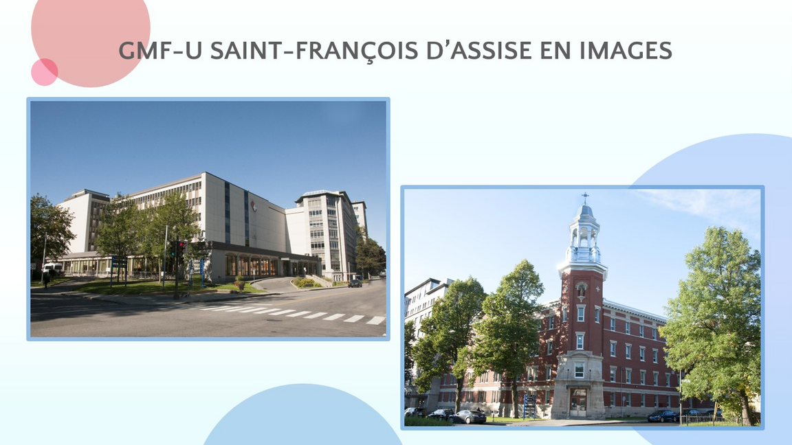 Visite 1 du GMF-U de Saint-François d'Assise - 10h30