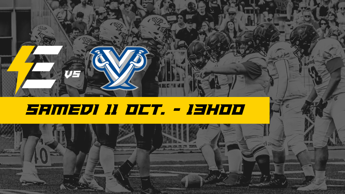 Football : Électriks vs Voltigeurs