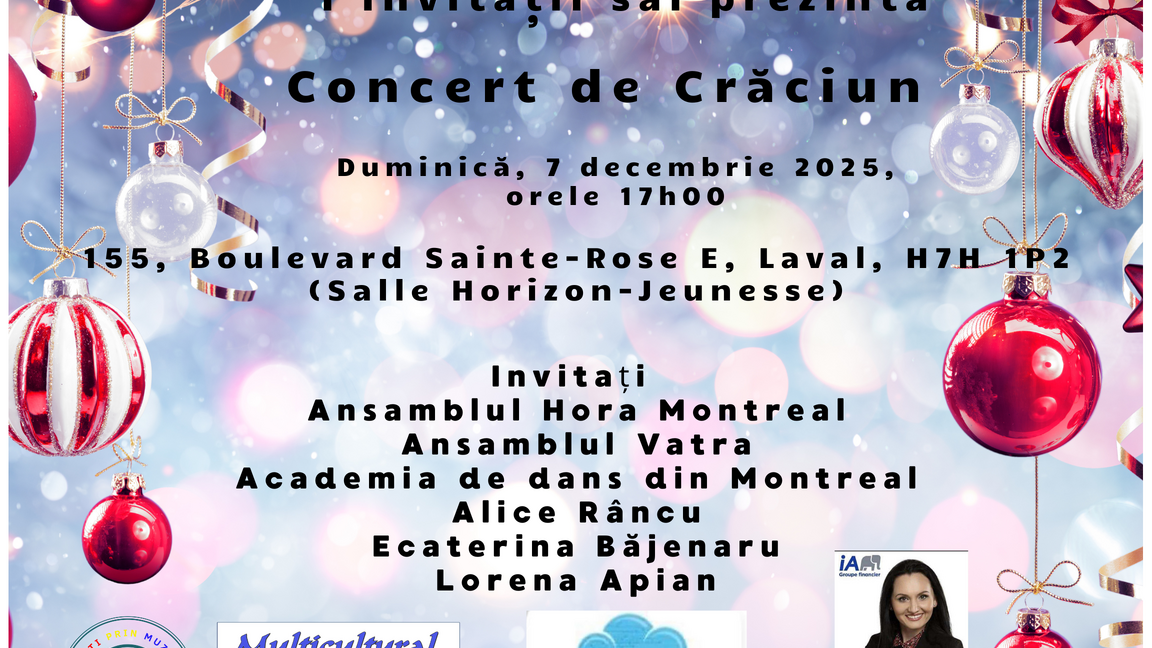 Concert de Crăciun și de Ziua națională a României