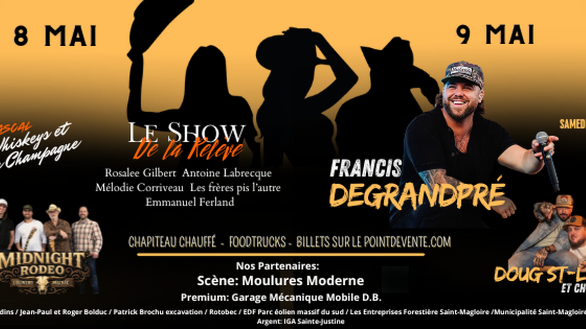 Admission 2 soirs / 8 et 9 mai 2026