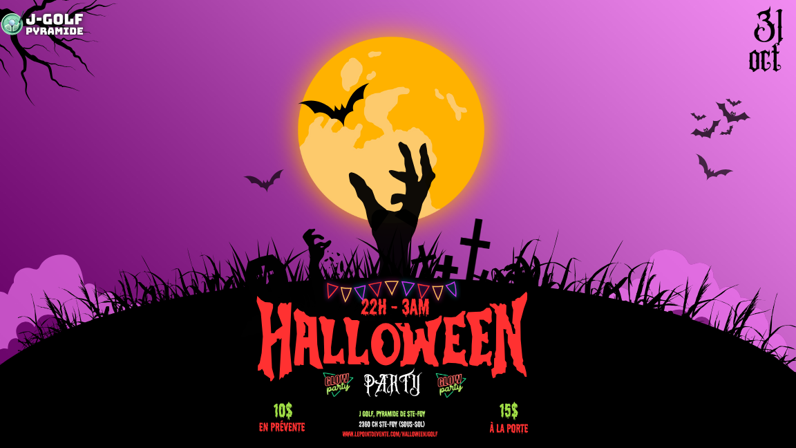 HALLOWEEN NEON PARTY - JGOLF PYRAMIDE