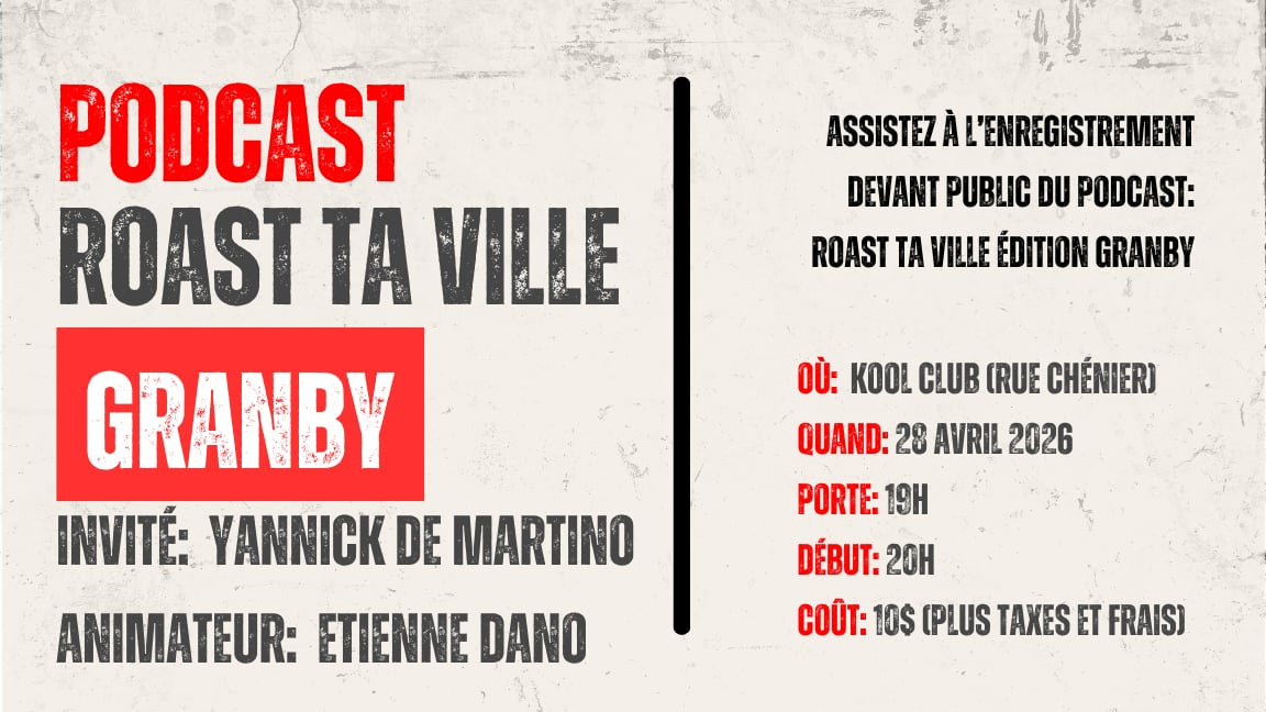 PODCAST ROAST TA VILLE D'ÉTIENNE DANO - INVITÉ YANNICK DE MARTINO