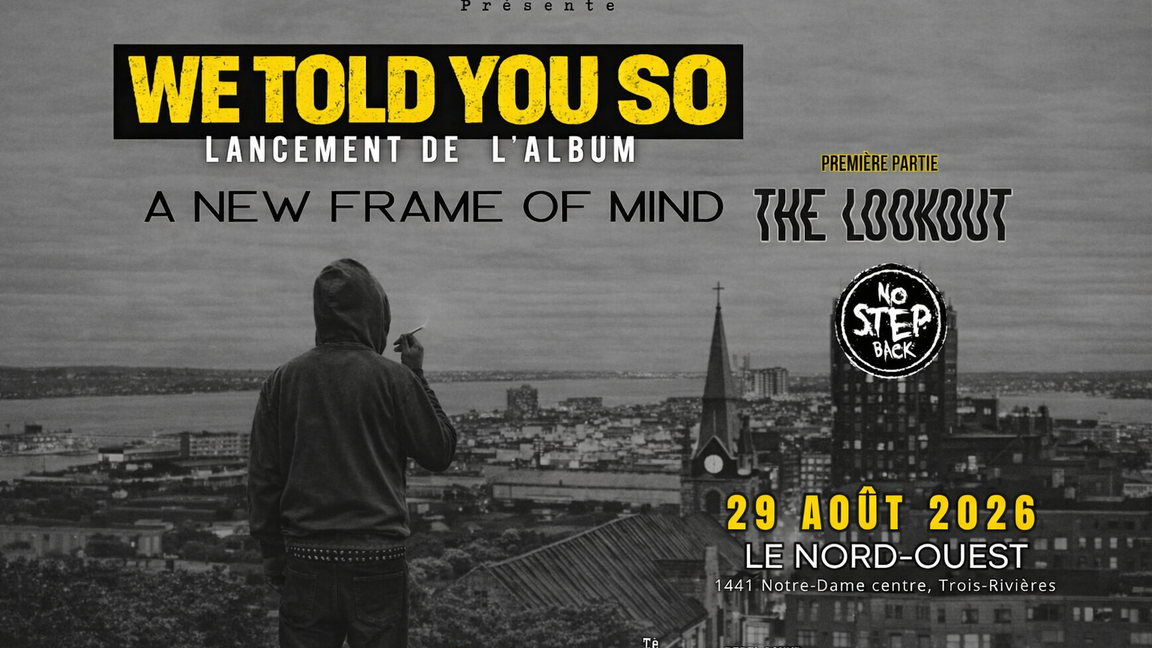 WE TOLD YOU SO (Lancement)