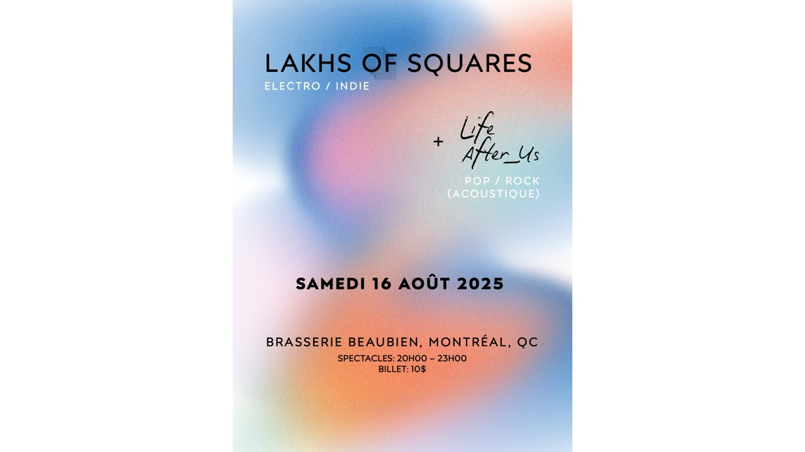 LAKHS OF SQUARES + LIFE AFTER US