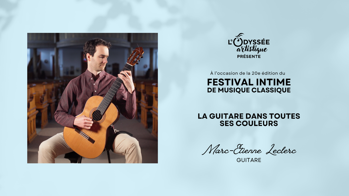 FIMC 2026 - La guitare dans toutes ses couleurs - Marc-Étienne Leclerc