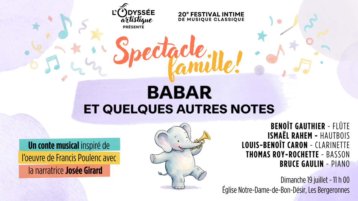 FIMC 2026 - Spectacle famille - Babar et quelques autres notes