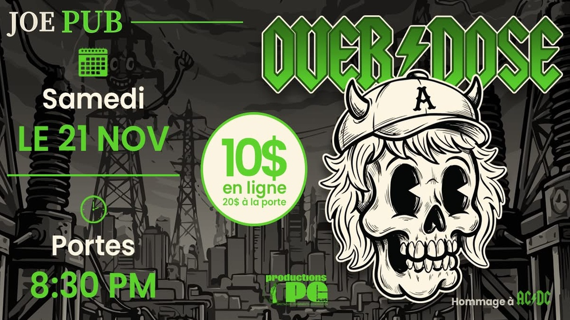 Hommage à AC/DC : Overdose au Joe Pub à Longueuil