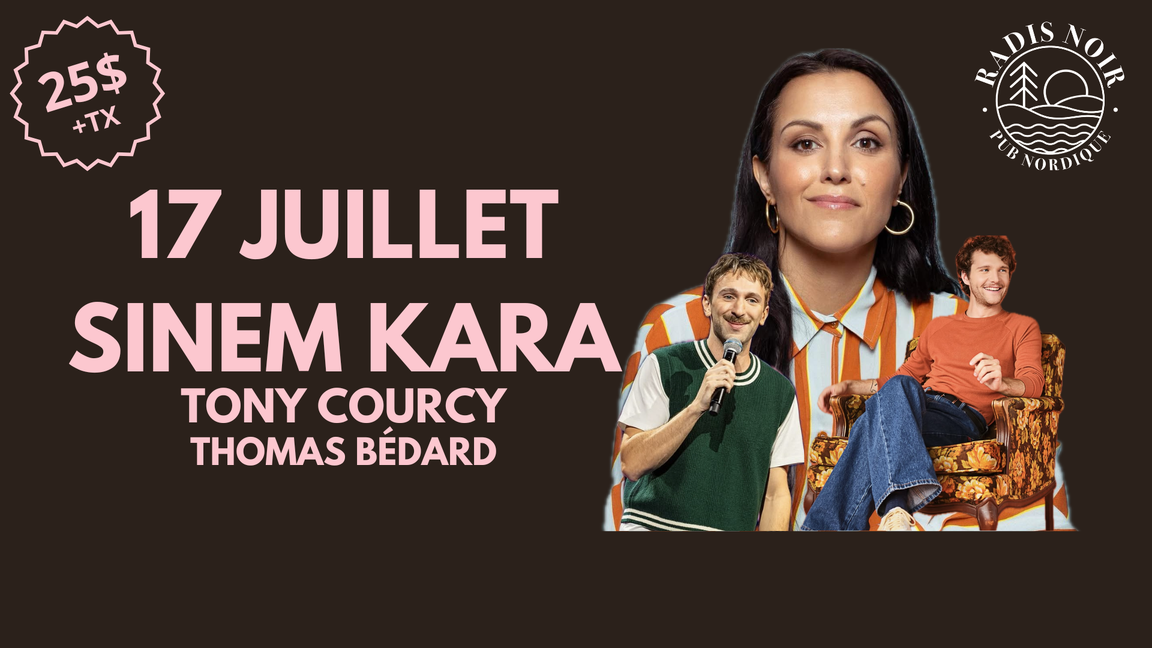Sinem Kara aux Vendredis de l’Humour