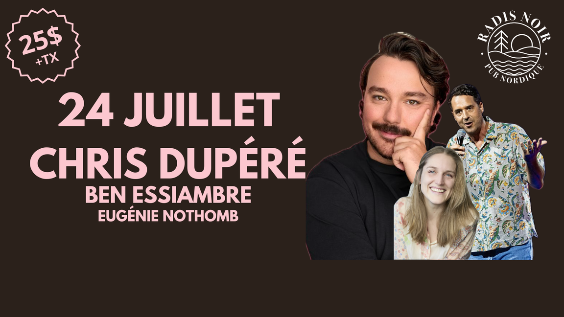 Christophe Dupéré aux Vendredis de l’humour