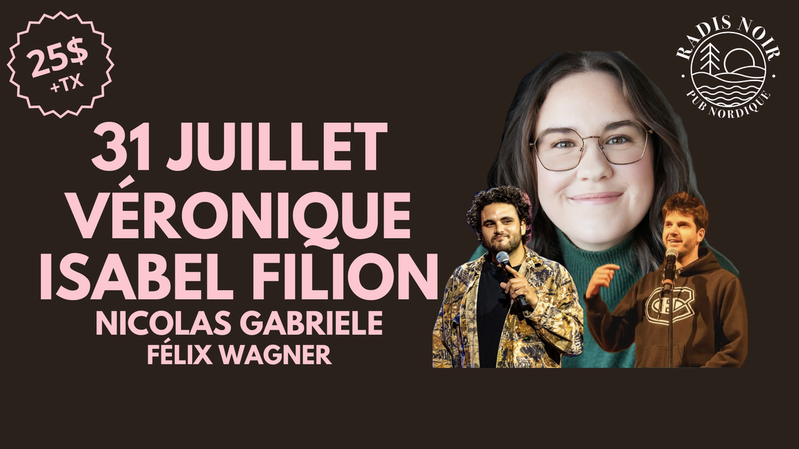 Véronique Isabel Filion aux Vendredis de l’humour