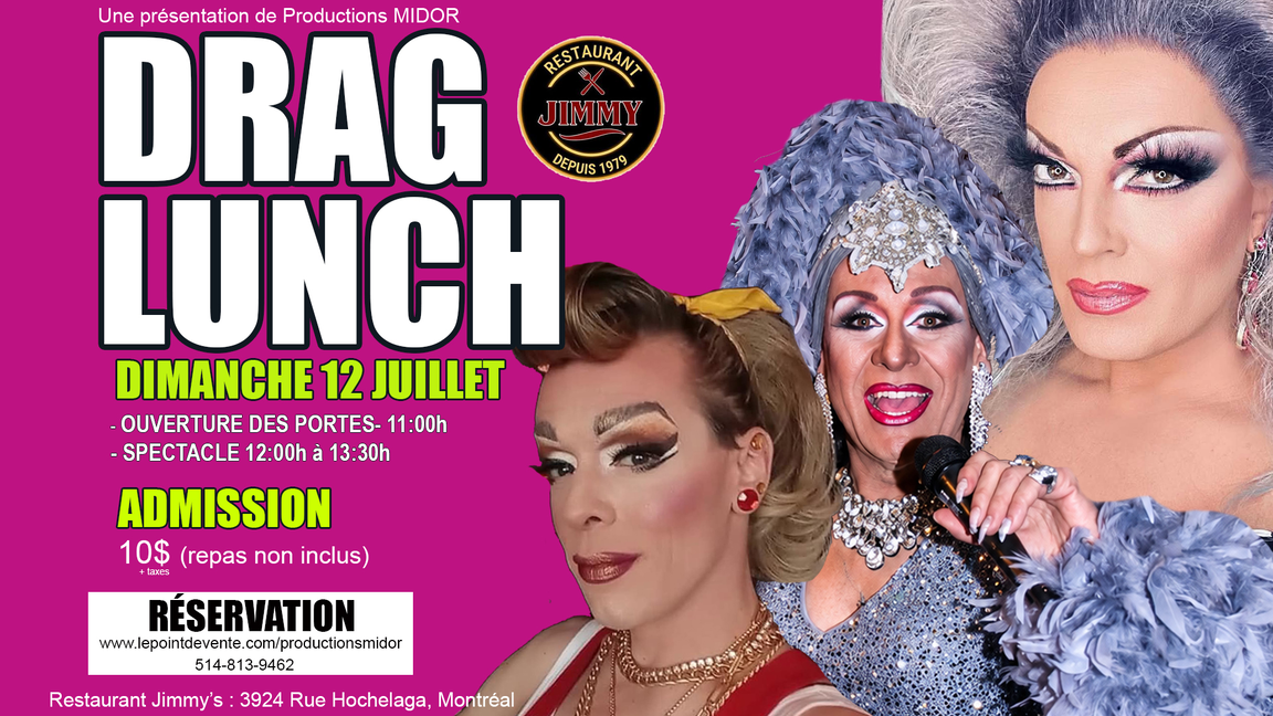 Drag Brunch au restaurant Chez Jimmy
