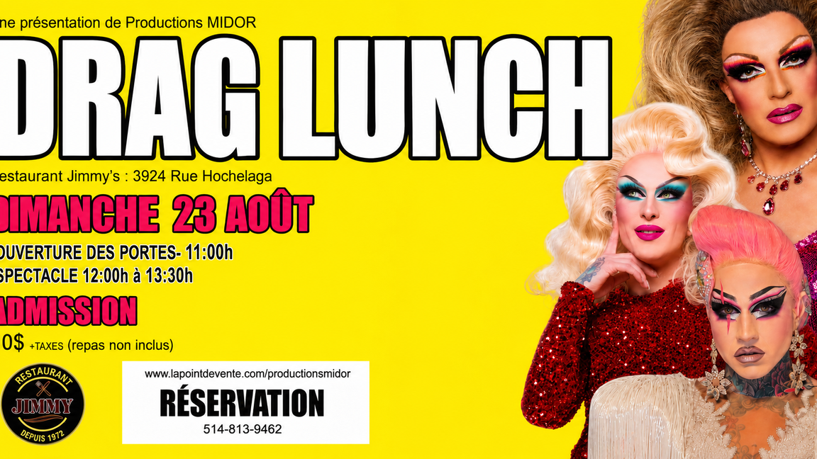 Drag Brunch au restaurant Chez Jimmy