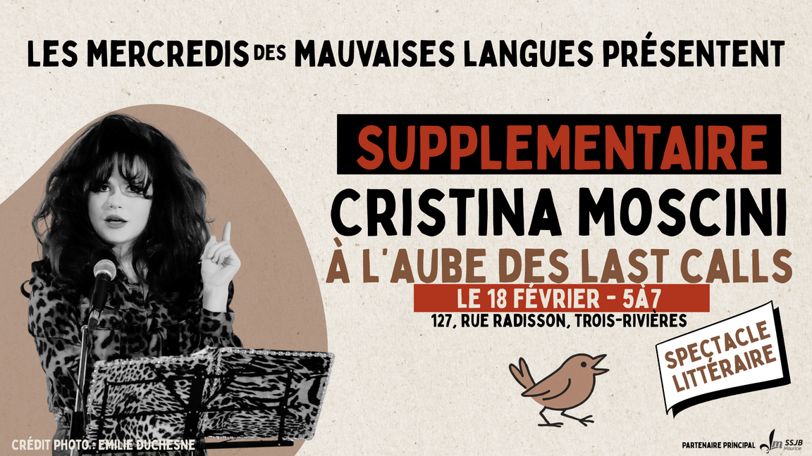 Cristina Moscini SUPPLÉMENTAIRE