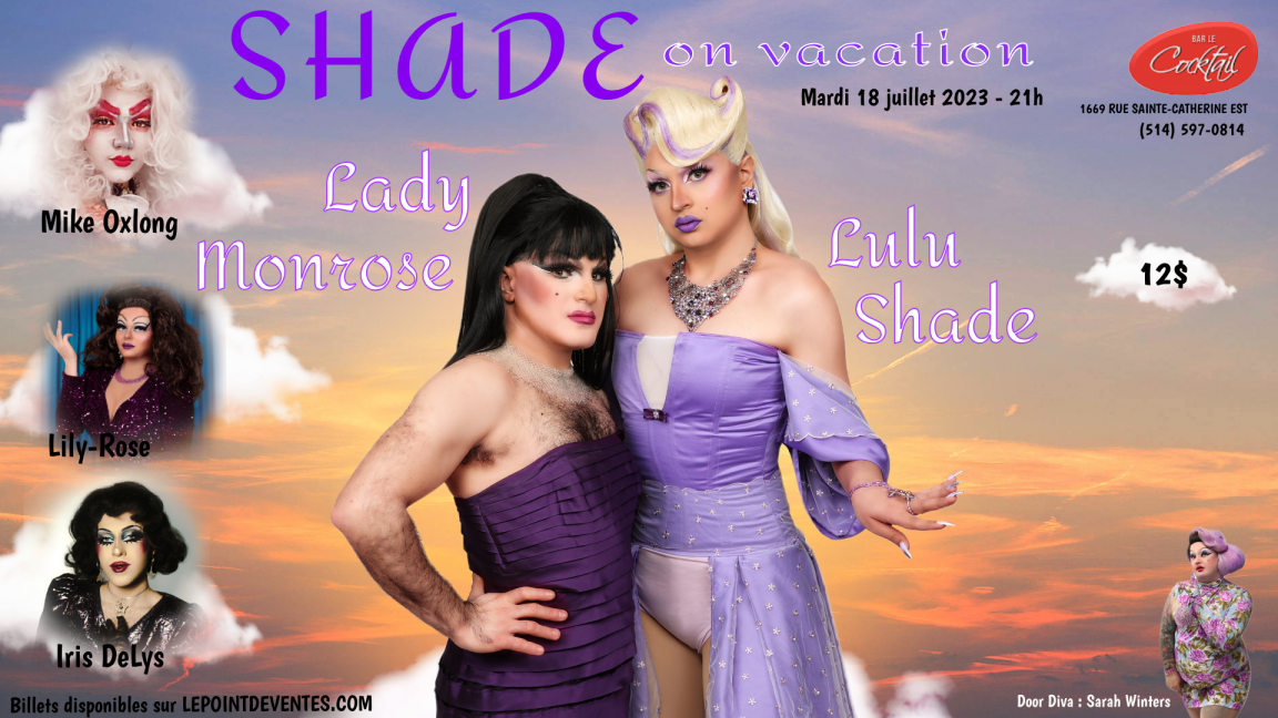 Shade on Vacaction - Mardi 18 juillet