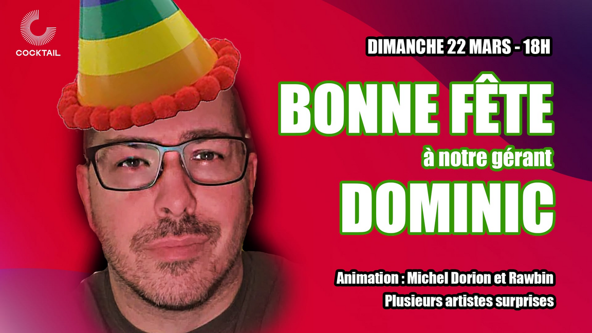 Bonne fête Dominic