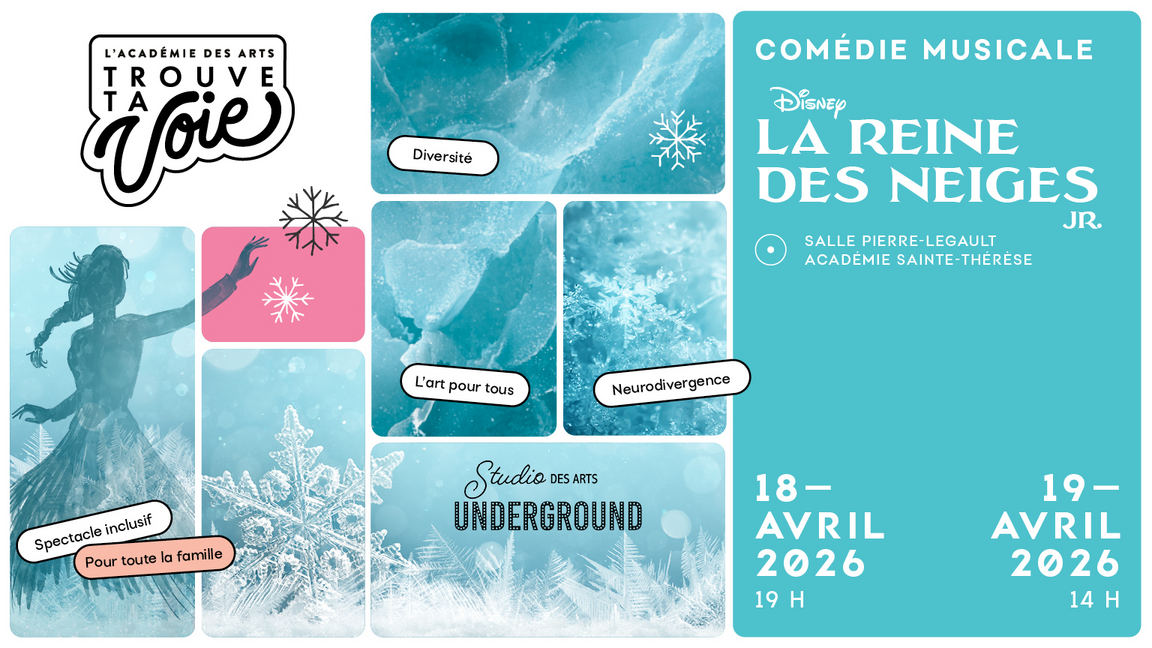 Trouve ta voie: Comédie musicale La reine des neiges JR