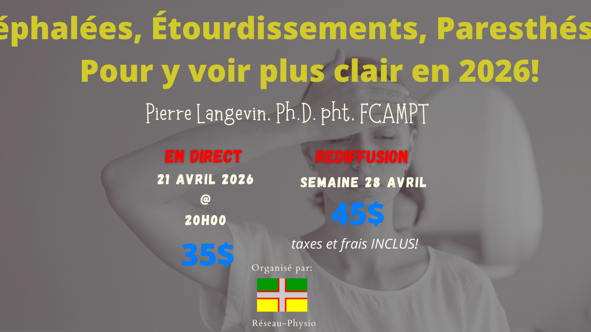 Céphalées, Étourdissements, Paresthésies: Pour y voir plus clair en 2026!
