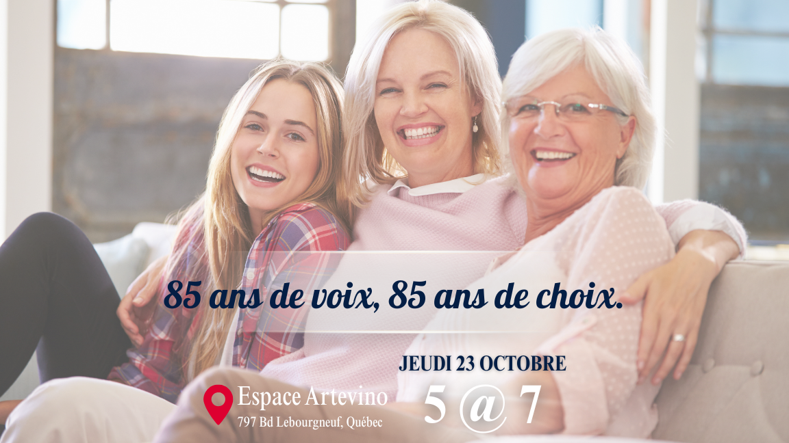 85 ans de voix, 85 ans de choix.