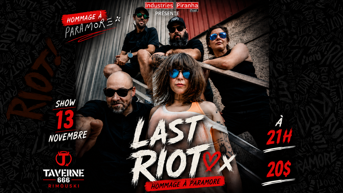 Last Riot - Hommage à Paramore Rimouski