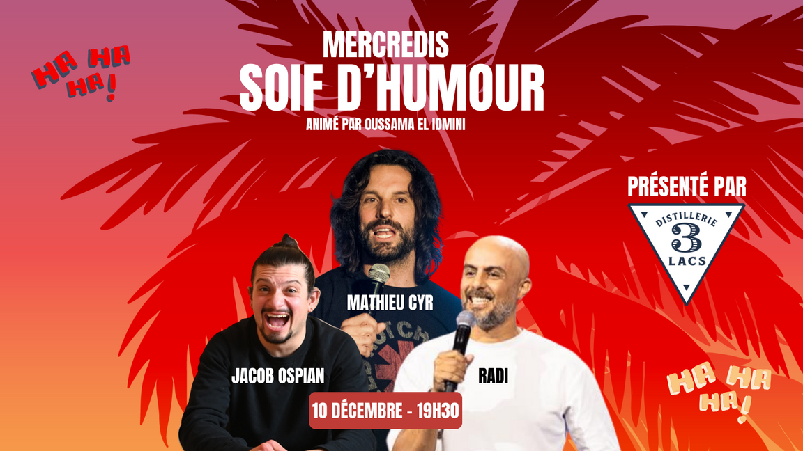 MERCREDI SOIF D'HUMOUR