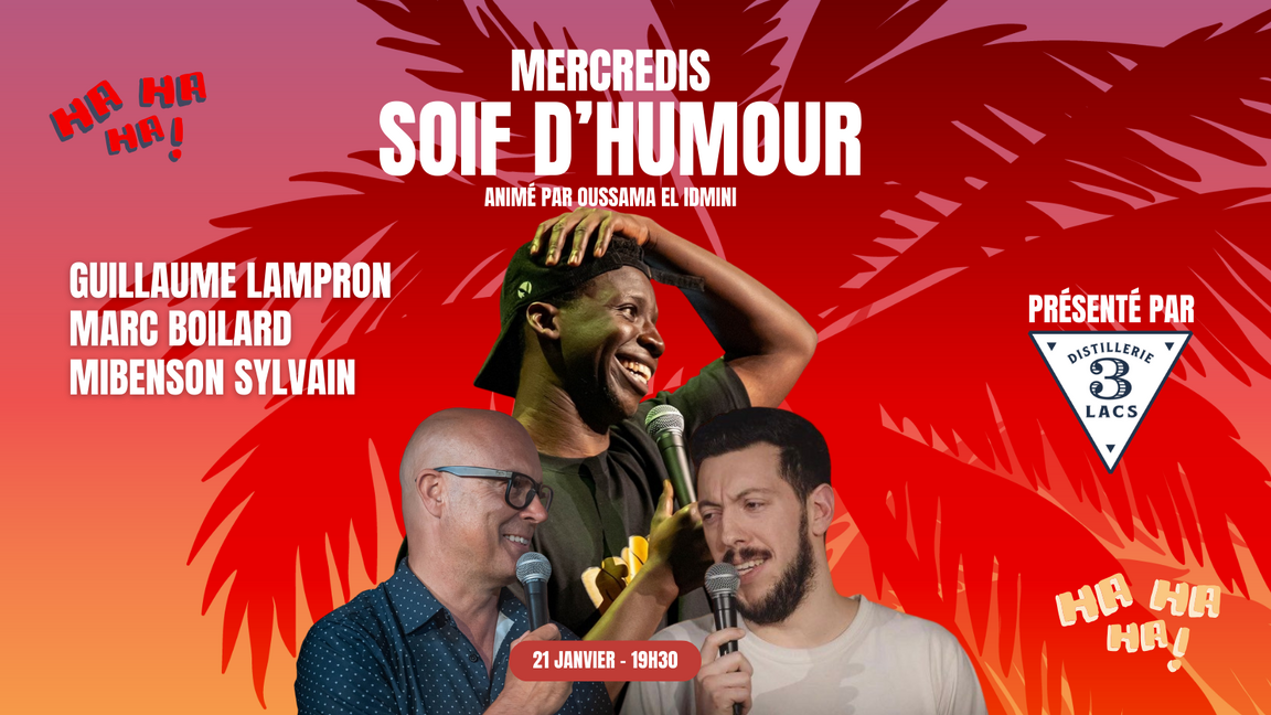 MERCREDI SOIF D'HUMOUR - 21 JANVIER