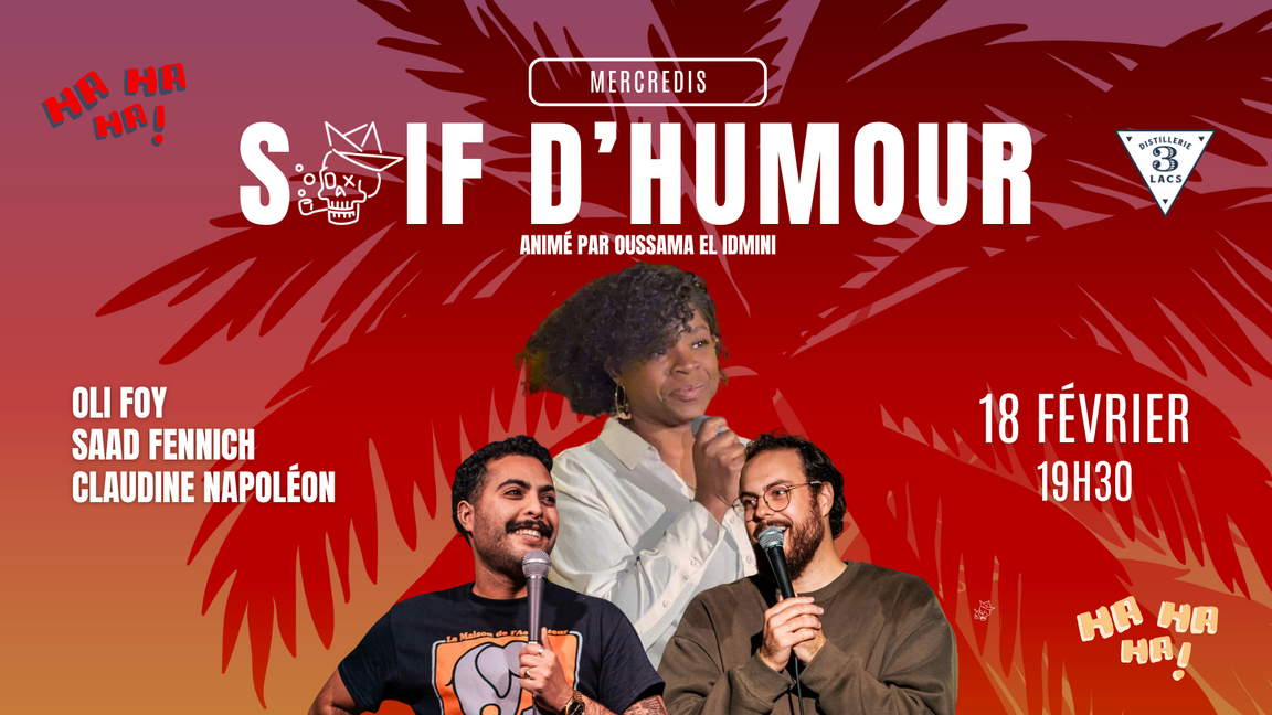 MERCREDIS SOIF D'HUMOUR - 18 FÉVRIER