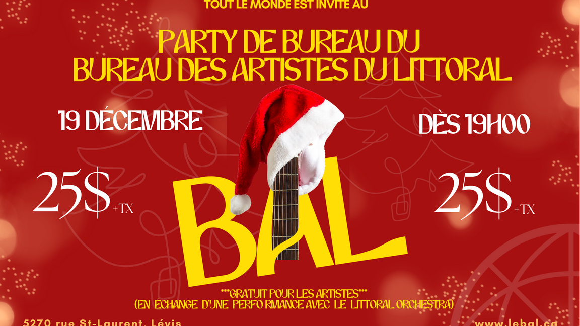 Party de Bureau du Bureau des Artistes du Littoral